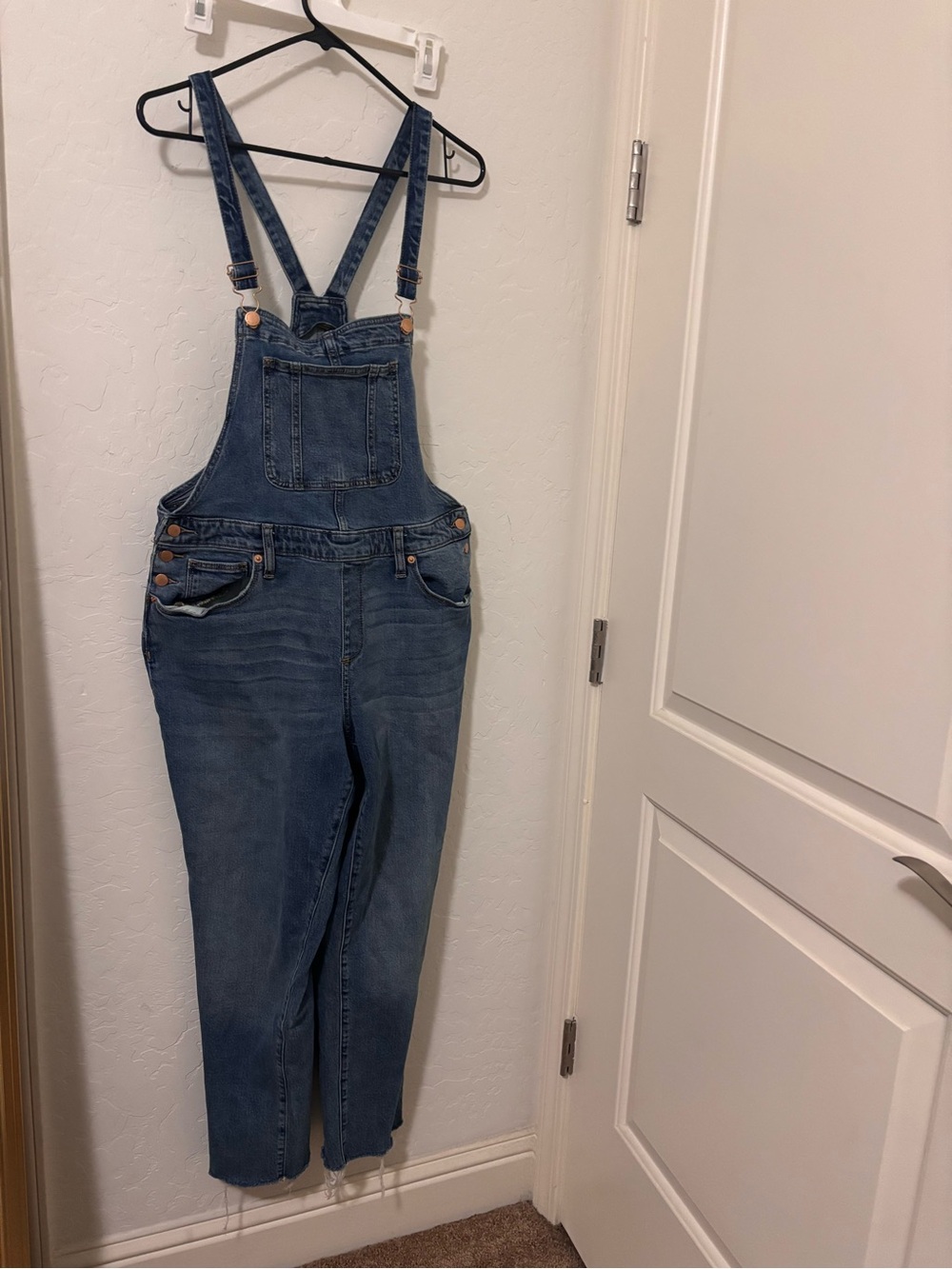 Universal Thread blue denim overalls size 12/31R #dungarees #workwear #overalls